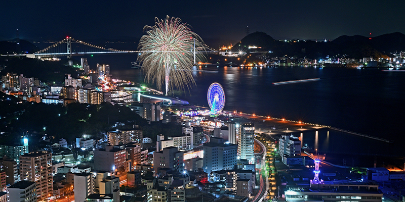下関市の夜景